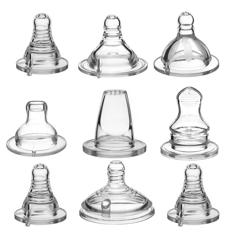 nipple shape bottles