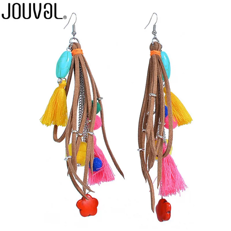 

Long Big Drop Dangle Fringe Earrings Charms Vintage Women Tassel Earrings Bohemian Boho Statement Jewelry Female 2018