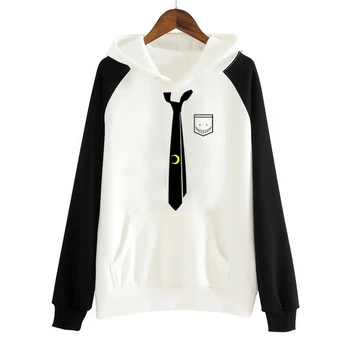 

Anime Assassination Classroom Korosensei Hooded Fashion Coat Sweatshirts Jackets for Girls/Women