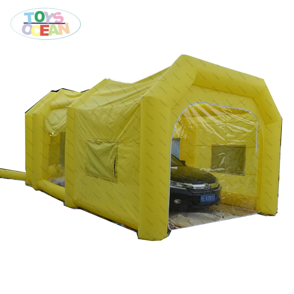 

inflatable spray paint booth with carbon air filters