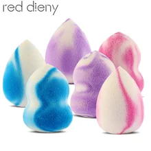 6 шт./компл. мягкие Макияж губка Основа для макияжа лица крем Пуховки для пудры безупречный Косметическая пудра смешивания губки лица Корректоры для лица Puff Красота Инструменты