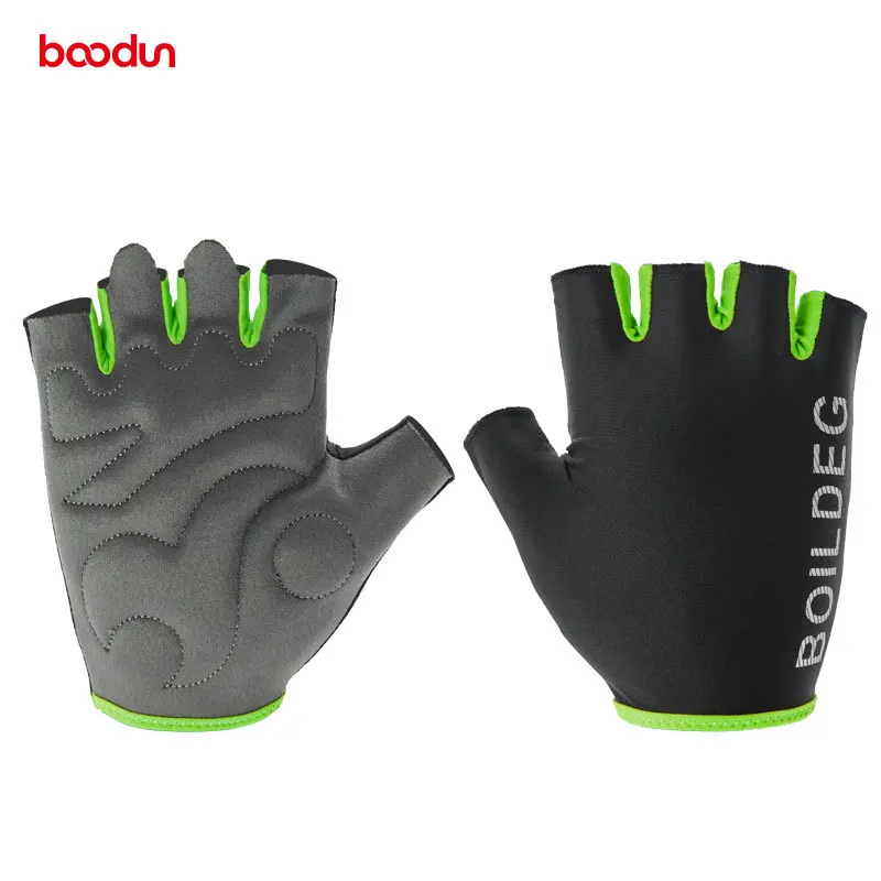 BOODUN Men Women Half Finger Cycling Gloves MTB Bike Anti-Static Washable Breathable Soft Rainproof Non-Slip Shockproof Gloves BOODUN Men Women Half Finger Cycling Gloves MTB Bike Anti-Static Washable Breathable Soft Rainproof Non-Slip Shockproof Gloves