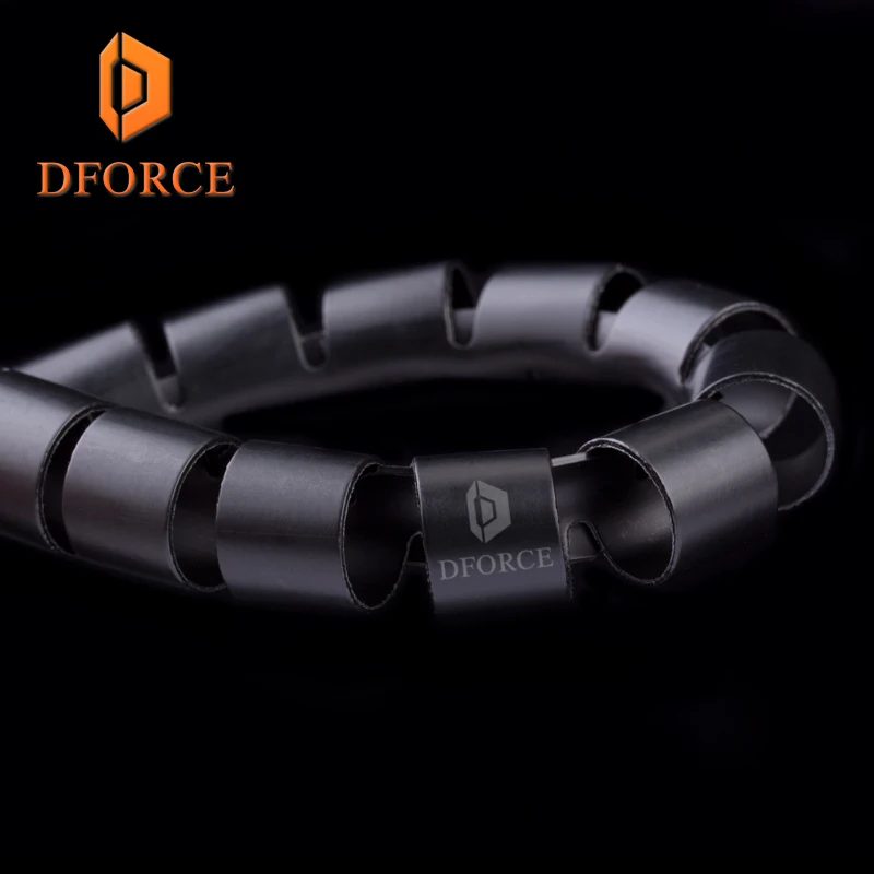 Корпус кабеля Dforce черная спиральная упаковка RepRap огнестойкая 10 мм Диаметр