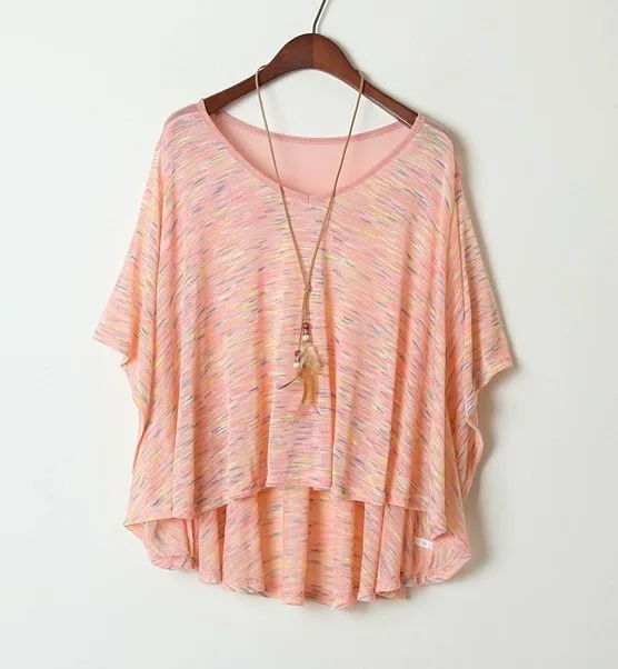 

2016 Summer New Women's Loose Cotton Gauze Stitching Sleeve Suncare Perspective t-shirts tees Women T shirt female t-shirt