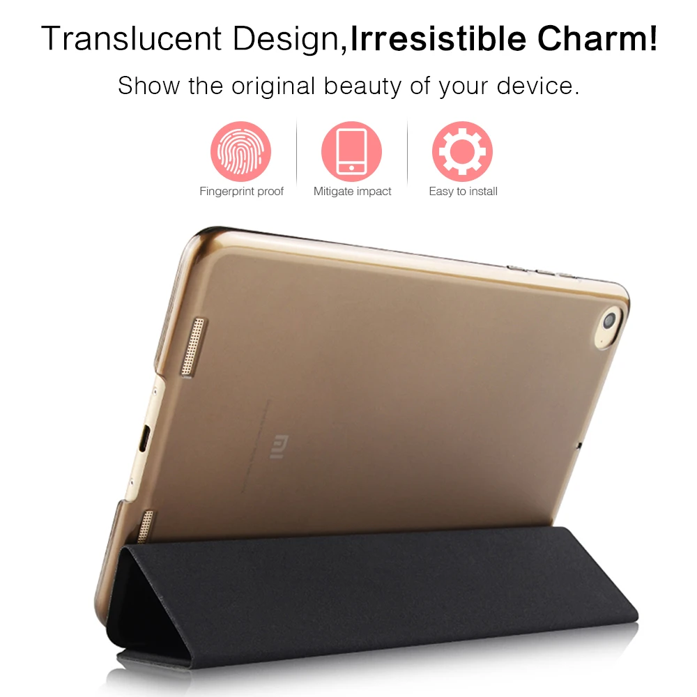 Чехол из искусственной кожи для Mipad 4 Ультратонкий чехол Xiaomi 1 2 3 Mi Pad Plus Mipad1 Mipad2 Mipad3