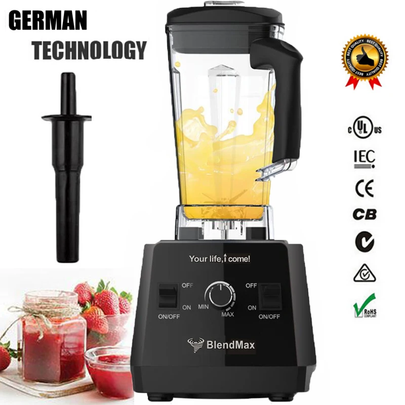 BPA бесплатно 3HP 2200 W тяжелых коммерческих Класс блендер миксер соковыжималка