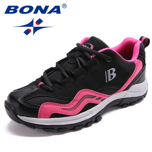 BONA New Classics Style Women Hiking Shoes Outdoor Walking Jogging Sneakers Lace Up Athletic Shoes Comfortable Free Shipping
