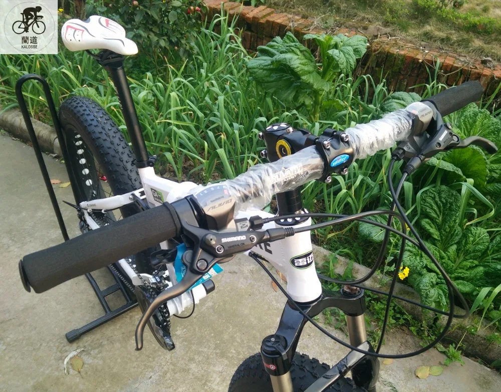 Excellent KALOSSE Soft-tail Frame  snow folding   bike   21/24/27/30 speed   Fat bicycle ,  26*4.0 inch  beach mountain bike 7