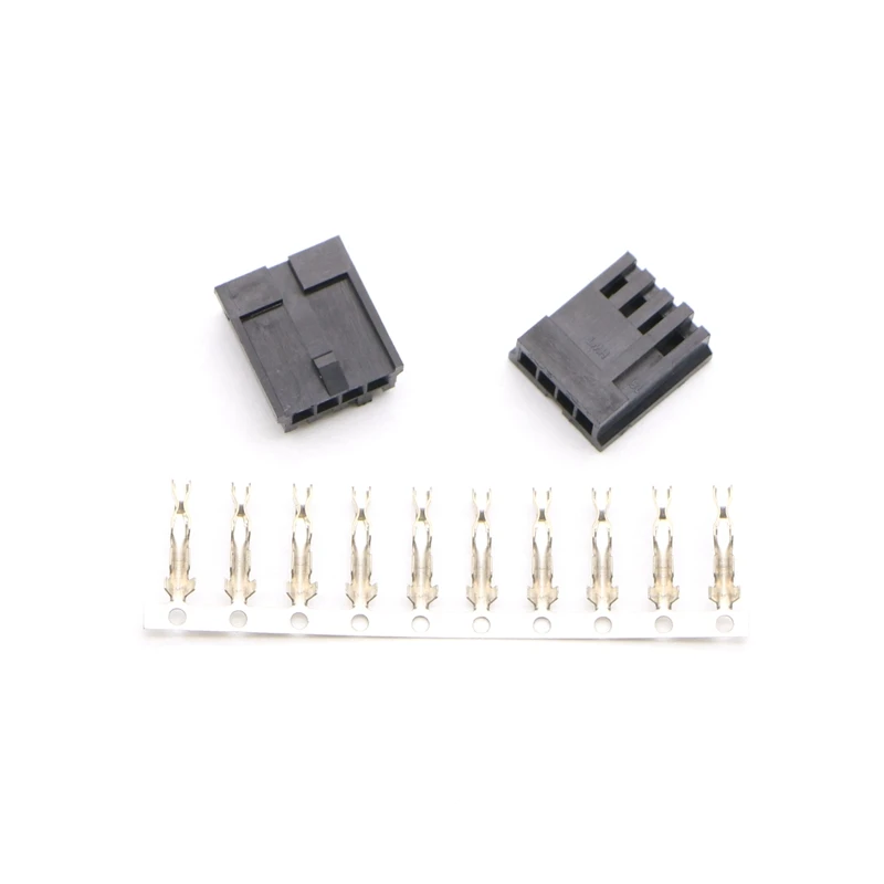 

2.54mm Small 4Pin Floppy Power Computer FDD connector with 5pcs Terminal Pins.