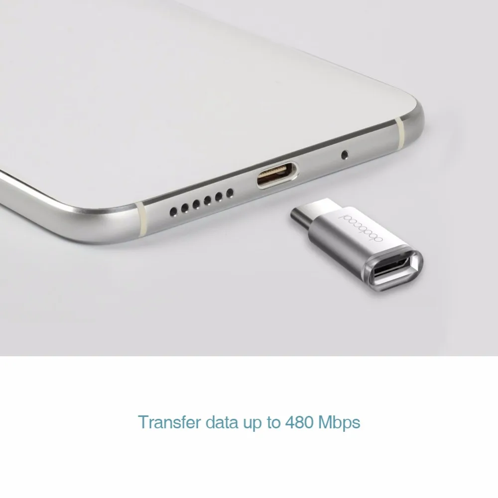 Dodocool Mini USB-C type-C к Micro USB адаптер преобразования type-C к USB 3,0 разъем для MacBook/ChromeBook Pixel/Nexus 5X6 P