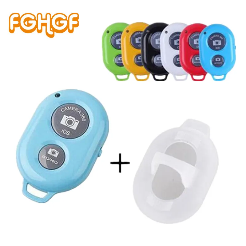 FGHGF Bluetooth Phone Self Timer Shutter Button for iPhone 7 selfie stick Shutter Release Wireless Remote Control for Huawei