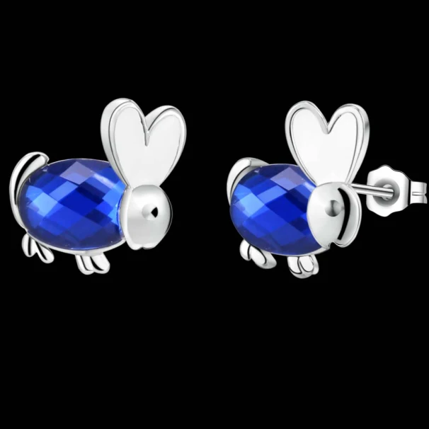 2017 Cute Designer Australian Crystal Rabbit Stud Earrings Top 2017 Cute Designer Australian Crystal Rabbit Stud Earrings Top Fashion S Exclusive Party