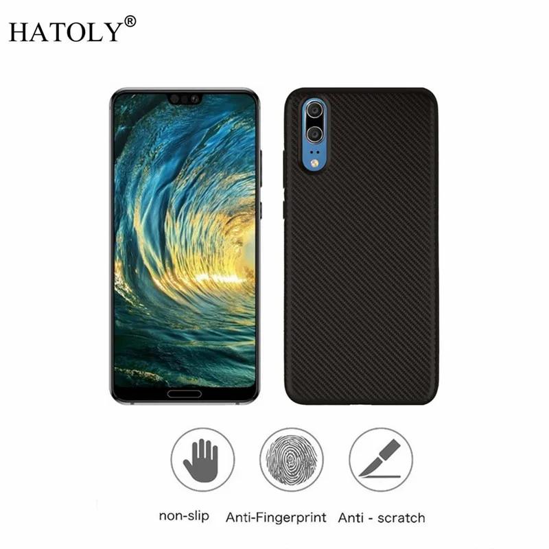 Чехол hatoly Huawei P20 чехол из мягкого ТПУ прочный защитный для телефона Funda 5 8' |