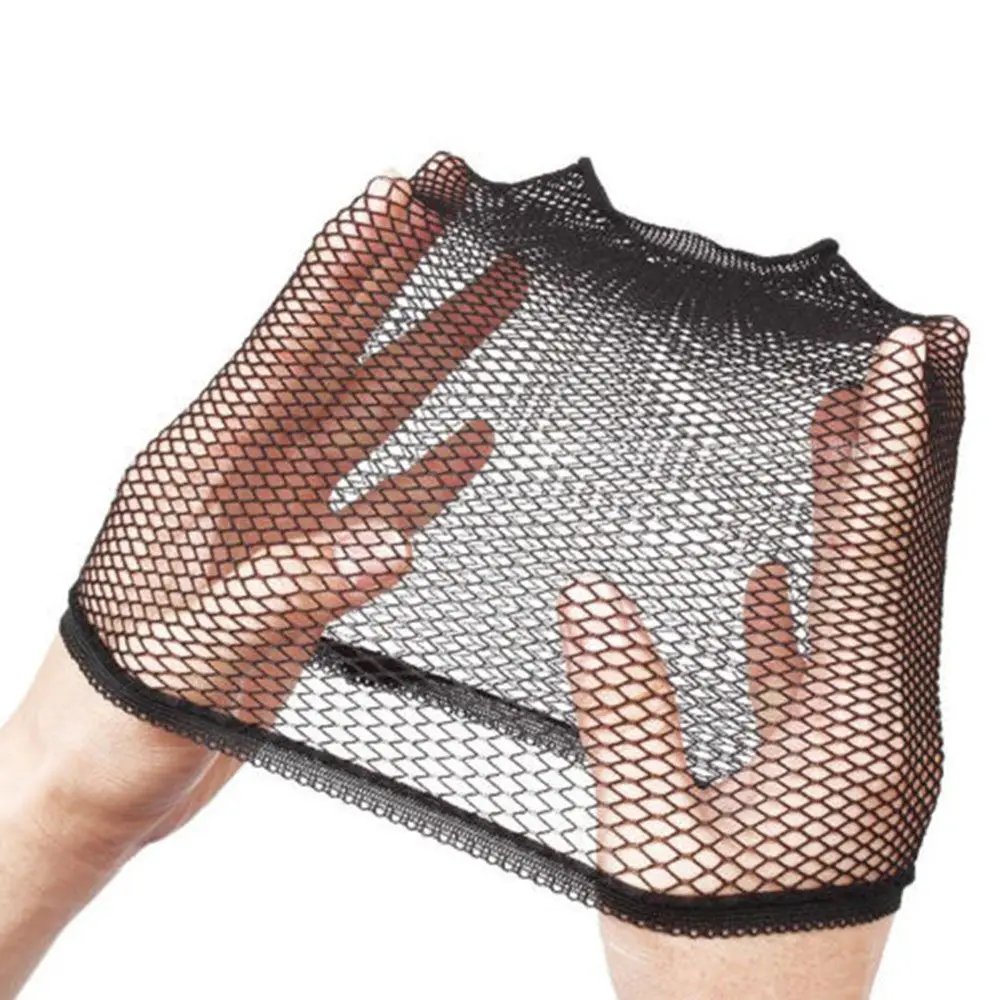 

Hair Style Elastic Unisex Stocking Wig Liner Cap Snood Nylon Stretch Weaving Mesh Net Fishnet Ladies Elastic Wig Caps