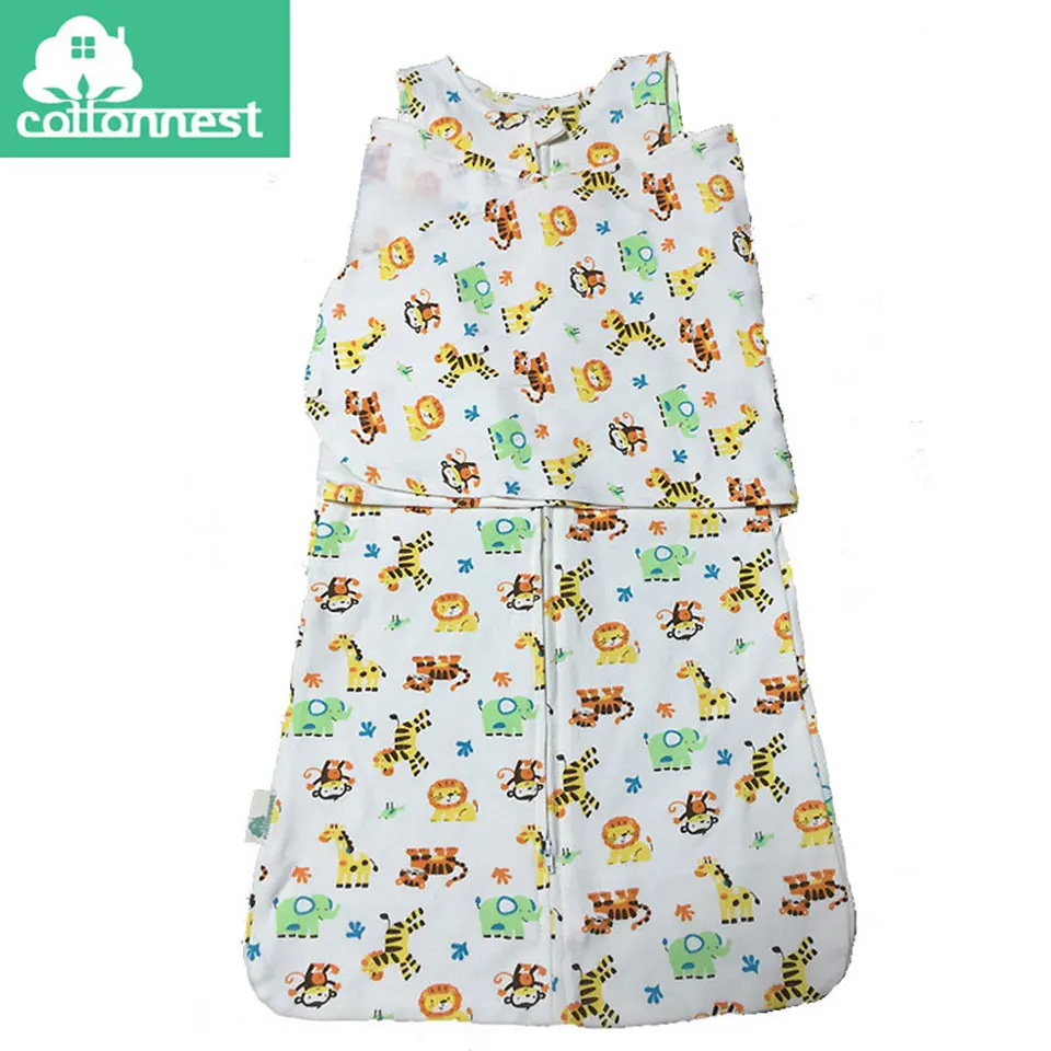 

65cm Baby Sleeping Bag Cotton Envelope For Newborns Swaddle Soft Fabric Blanket Newborns Cocoon Wrap Sleepsack Sleeping Bag