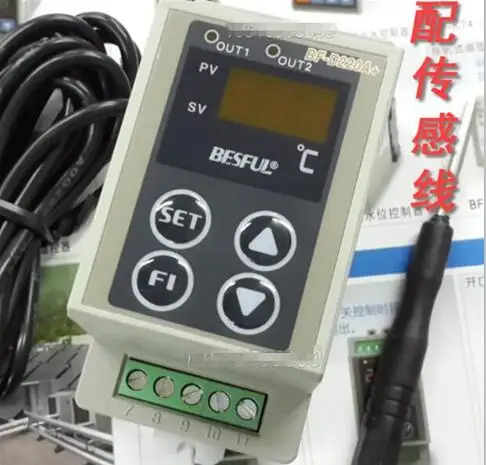 BF D220A + рельсовый двойной выходной регулятор температуры цифровой дисплей