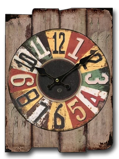 Meijswxj деревянные настенные часы Saat Relogio De Parede, декорированные часы для гостиной, ретро креативное украшение дома, часы, Инструмент Синхронизации - Цвет: 30cmX40cm