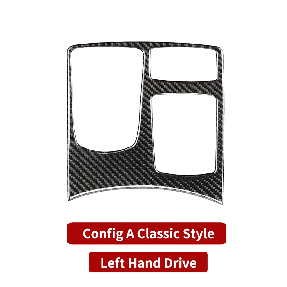 Carbon Fiber Central Control Armrest Box Multimedia Panel Trim Covers Car Accessories For Mercedes GLE GLS M Class W166 X166 - Название цвета: A - Classic Style