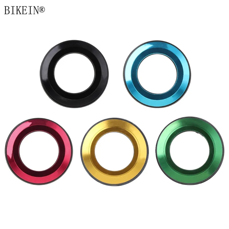 1 Pc Bicycle Headset Cap Aluminum Alloy CNC Flat Spacer MTB 28.6mm Bike