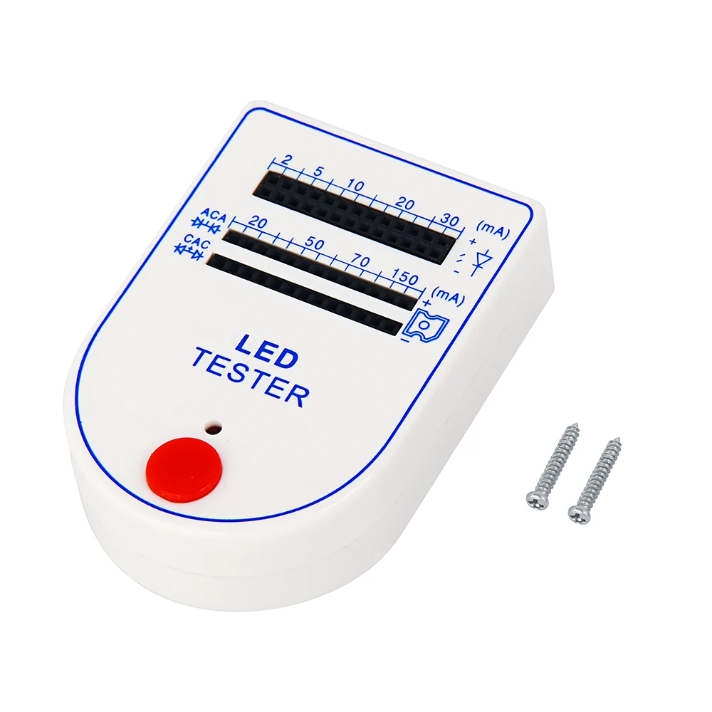 2~ 150mA мини удобный светодиодный тестер электрических сетей тестовый прибор для светоизлучающих диодных ламп лампы батарея тестовый er портативное устройство светодиодный тестовый прибор