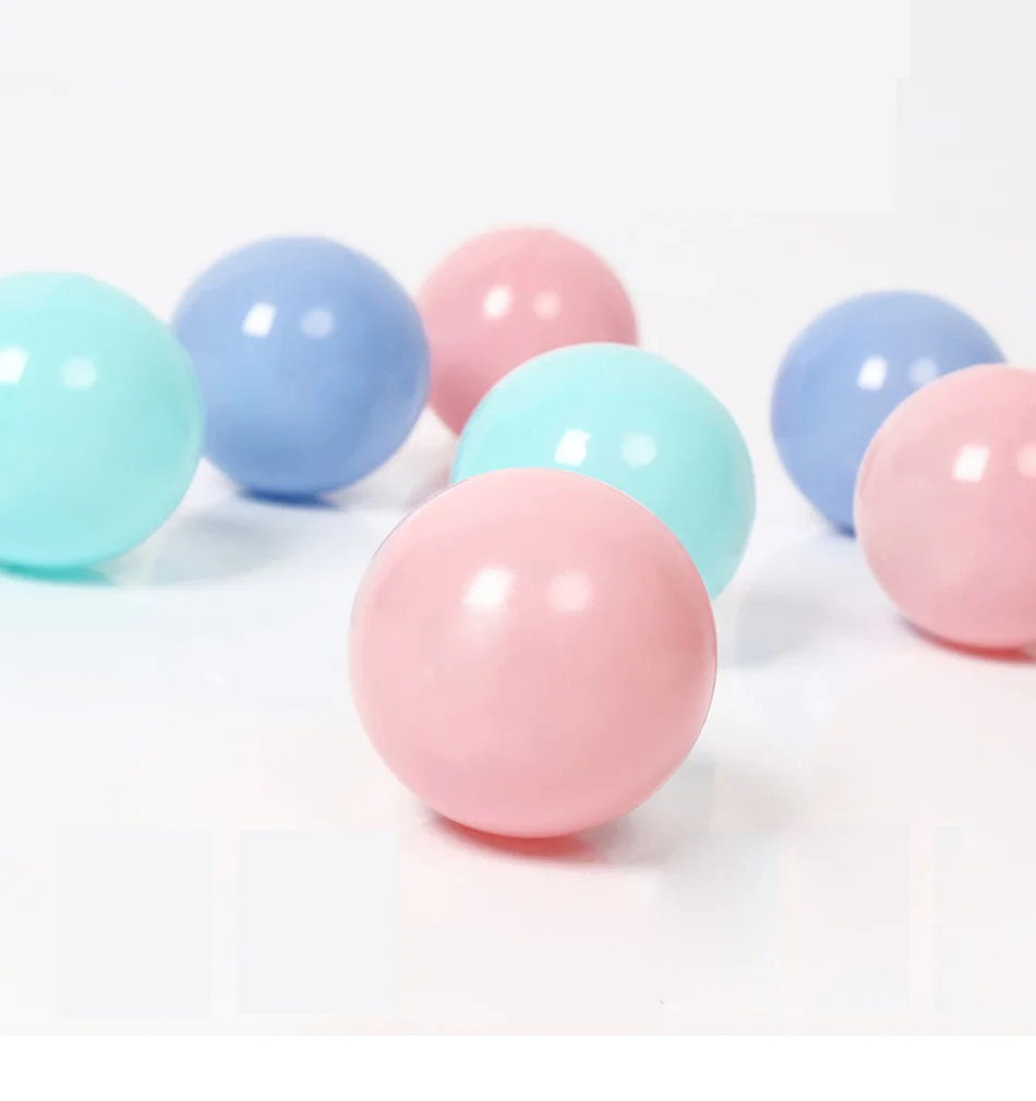 200 шт. Экологичные красочные океанские волнистые шарики мягкие Пластиковые забавные детские игрушки для детей бассейн Водный открытый