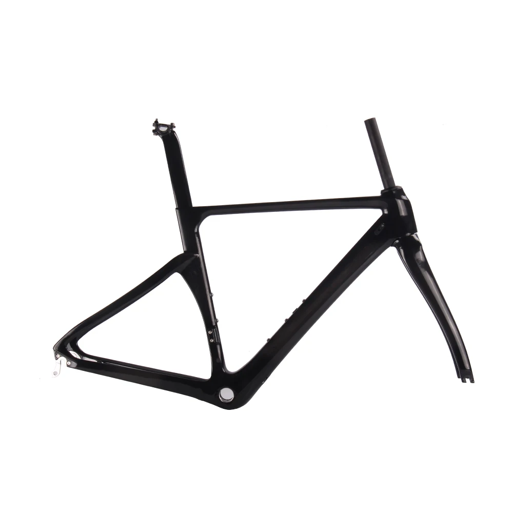 Perfect Full Carbon Road Bike Frame 2018 Bicycle Frame UD Weave BSA/BB30 Size XXS/XS/S/M/L Disc brake V brake Direct mount available 0 Perfect Full Carbon Road Bike Frame 2018 Bicycle Frame UD Weave BSA/BB30 Size XXS/XS/S/M/L Disc brake V brake Direct mount available 0