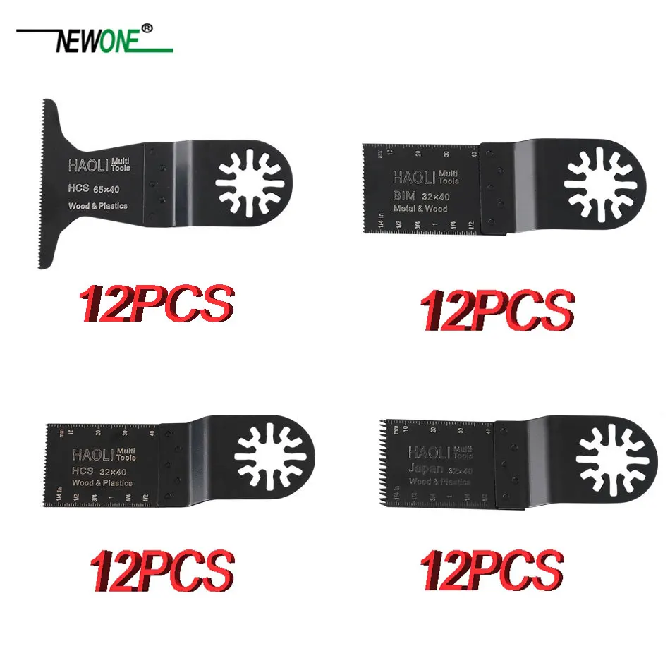 

48Pcs oscillating tool Saw Blade Oscillating Blade Multi Tool Circular Saw Blades ForFein power tool, TCH ,Dremel etc Wood Cutt