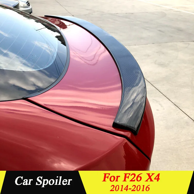 

P Style Carbon Fiber Car Rear Trunk Wing Spoiler For BMW X Series X4 F26 Xdrive25i Xdrive28i 2014 2015 2016 Car Styling