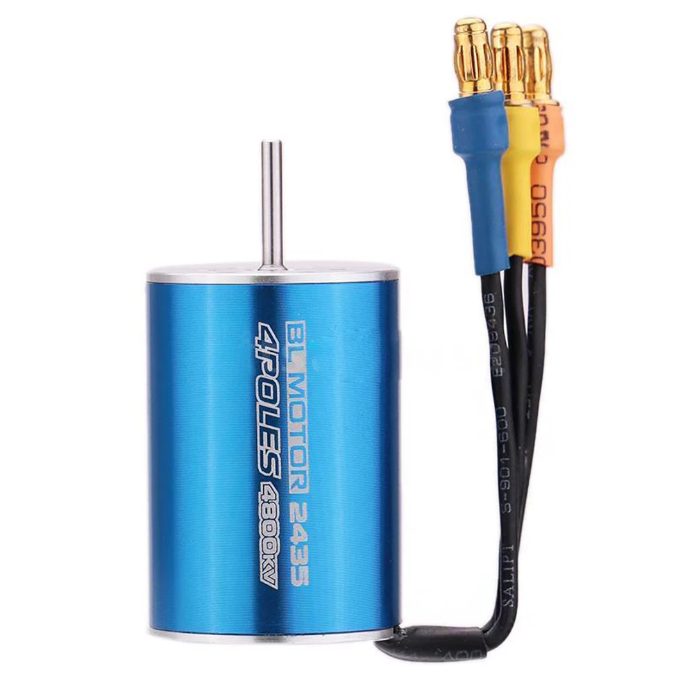 

ABWE 2435 4800KV 4P Motor w/ 25A Brushless ESC for 1/16 1/18 RC Car Truck