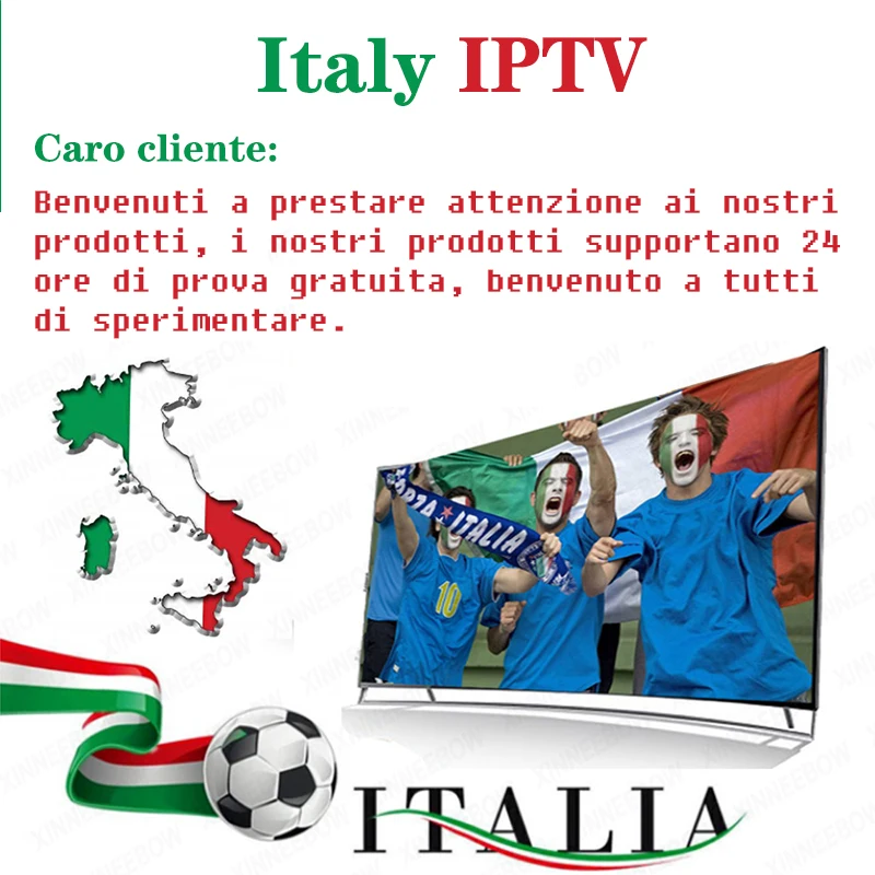IPTV Италия M3U Subcription 6 месяцев 12 3700 каналов кино Новости Дети Музыка DAZN Xky спорт