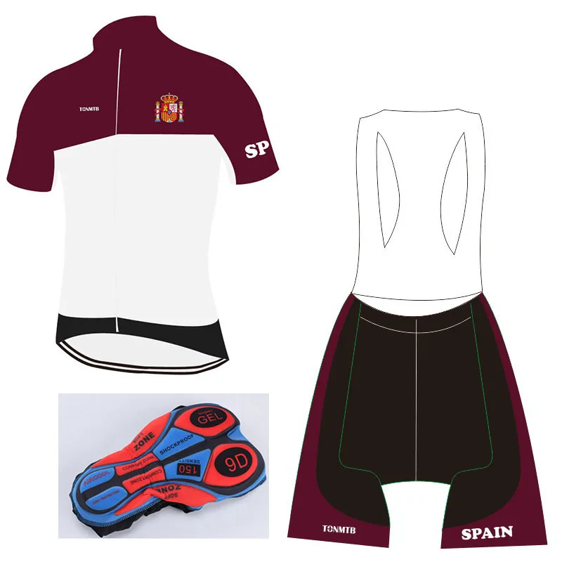 

High quality promotion cycling jersey maillot ciclismo biking wear outdoor sport racing apparel cullot 9D gel pad back pockets