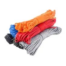 50 футов Парашютная веревка шнур военный 7 прядей ядро шнурок для кемпинга альпинизма YS-BUY