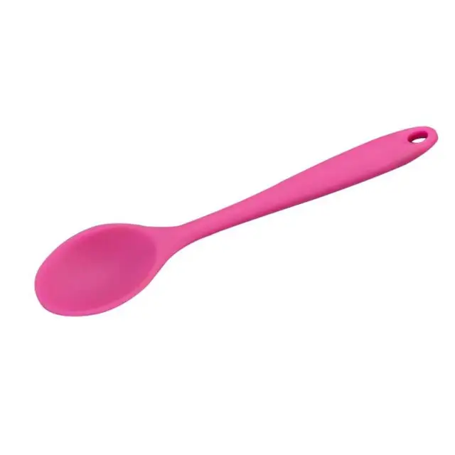 Home Use Mini Silicone Spoon Colorful Heat Resistant Spoons Kitchenware