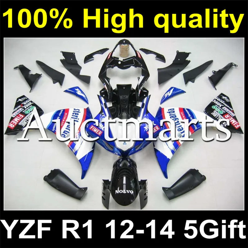 

Complete Plastic Body Fairing Kit Set For YAMAHA YZF R1 2012 2013 2014 12 13 14 Fairing Y12-141155