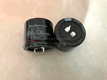 

5pcs/10pcs Japan Ruby RUBYCON 450v330uf VXH 35x35mm aluminum electrolytic capacitor Odroid real 330uf 450v