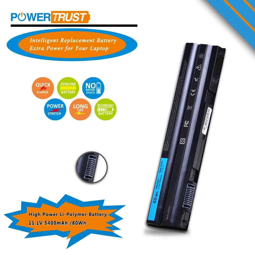 

PowerTrust 6Cells E6420 Laptop Battery for Dell Latitude E5420 E5430 E6430 E6520 E5530 E6420 E6530 E6440