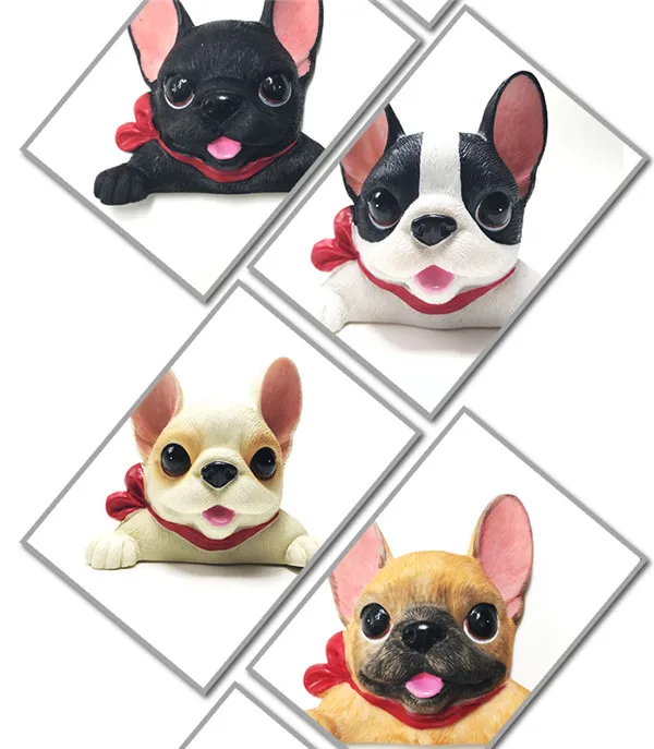 French Bulldog cute puppy dogs resin switch stickers fridge magnets - 21