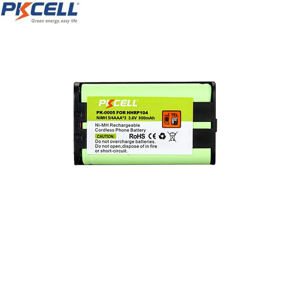 Аккумуляторная батарея для телефона Panasonic HHR P104 TG2369CN 3 6 В 800 мАч | Электроника