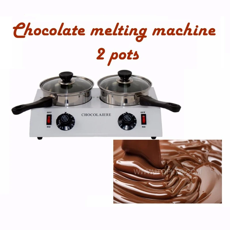 

Chocolate Melting Pot 110V 220V Electric Chocolate Melting Machine With 2 Pots