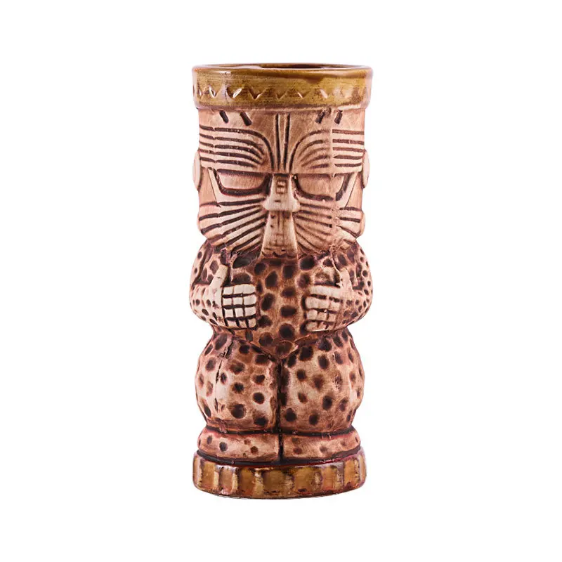 Tiki Mugs Personality Hawaiian Cocktail Cup Creative mugs ceramic Cup bar Zombie Cup ceramics tazas de ceramica creativas - Цвет: baowenqiuzhang