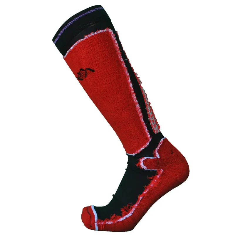1 пара уличных видов спорта Красочные Coolmax толстые зимние теплые профессиональные лыжные носки