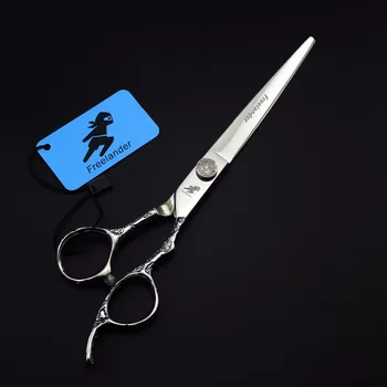 

Freelander 7.0 inch plum handle personality hairdressing scissors for pet groomer or home use