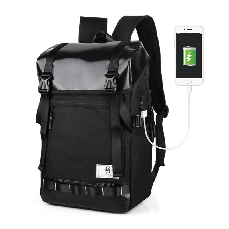 New Large Capacity Travel Backpack Men 2018 Multifunctional Black