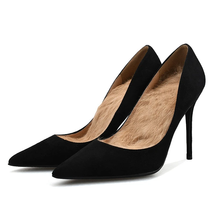 

Big Size Pumps 2019 Pointed Toe Fashion Woman Shoes Casual High Heels Slip On Work Dress Professional Pumps Shoes H0011