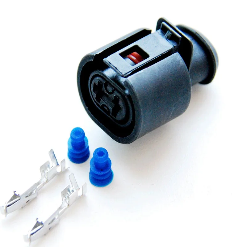 2 Pin Auto Sealed Connector Waterproof Female With Terminal ABS sensor connector plug 6N0 927