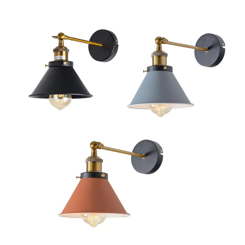 

Retro industrial minimalist style wall lamp E27 indoor bedroom bathroom balcony bar aisle lights living room decoration