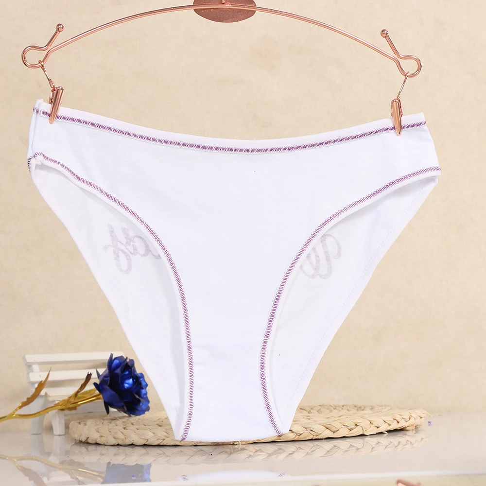 7Pcs/Set Women's Cotton Panties Briefs Colorful Cotton Underwear Sexy