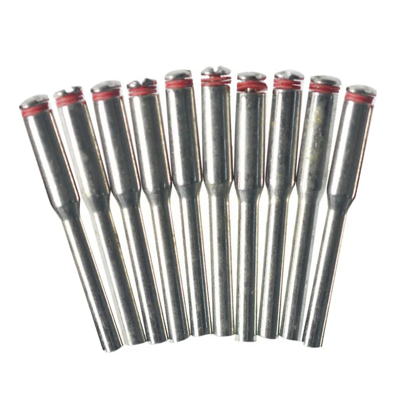 10 Pieces 2.35mm Shank Mandrel Dremel Screw Mandrel Shank Cut off Wheel Dremel Mandrel for