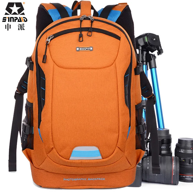 

Photo Ultra Durable Wear-resistant Waterproof Anti-theft Prevent Vibration Travel Camera Bags Weight Reduction SLR Backpack Bag