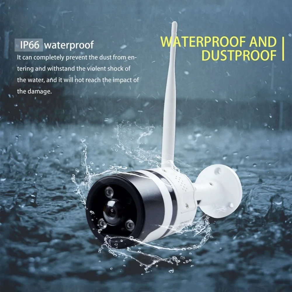 

Wifi IP Camera 960P HD Wireless Camera Waterproof Security Surveillance Camera Clear Night Vision Motion Detection